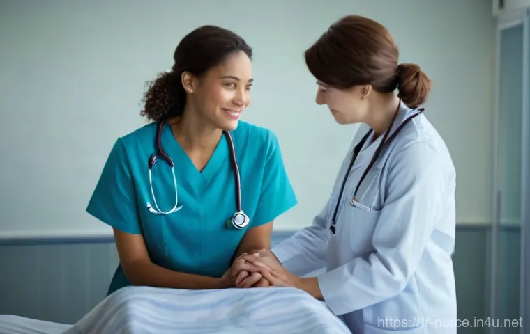 병원 간호사의 하루 일과 - **Prompt 1: The Dawn of Dedication**
"A realistic image of a French nurse in her early thirties,... 병원 간호사의 하루 일과 - **Prompt 1: The Dawn of Dedication**
"A realistic image of a French nurse in her early thirties,...