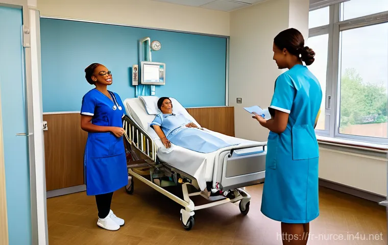 간호사의 해외 취업 준비 과정 - **Prompt 2: Navigating the Administrative Journey**
    "A determined male nurse, in his late 20s or...
